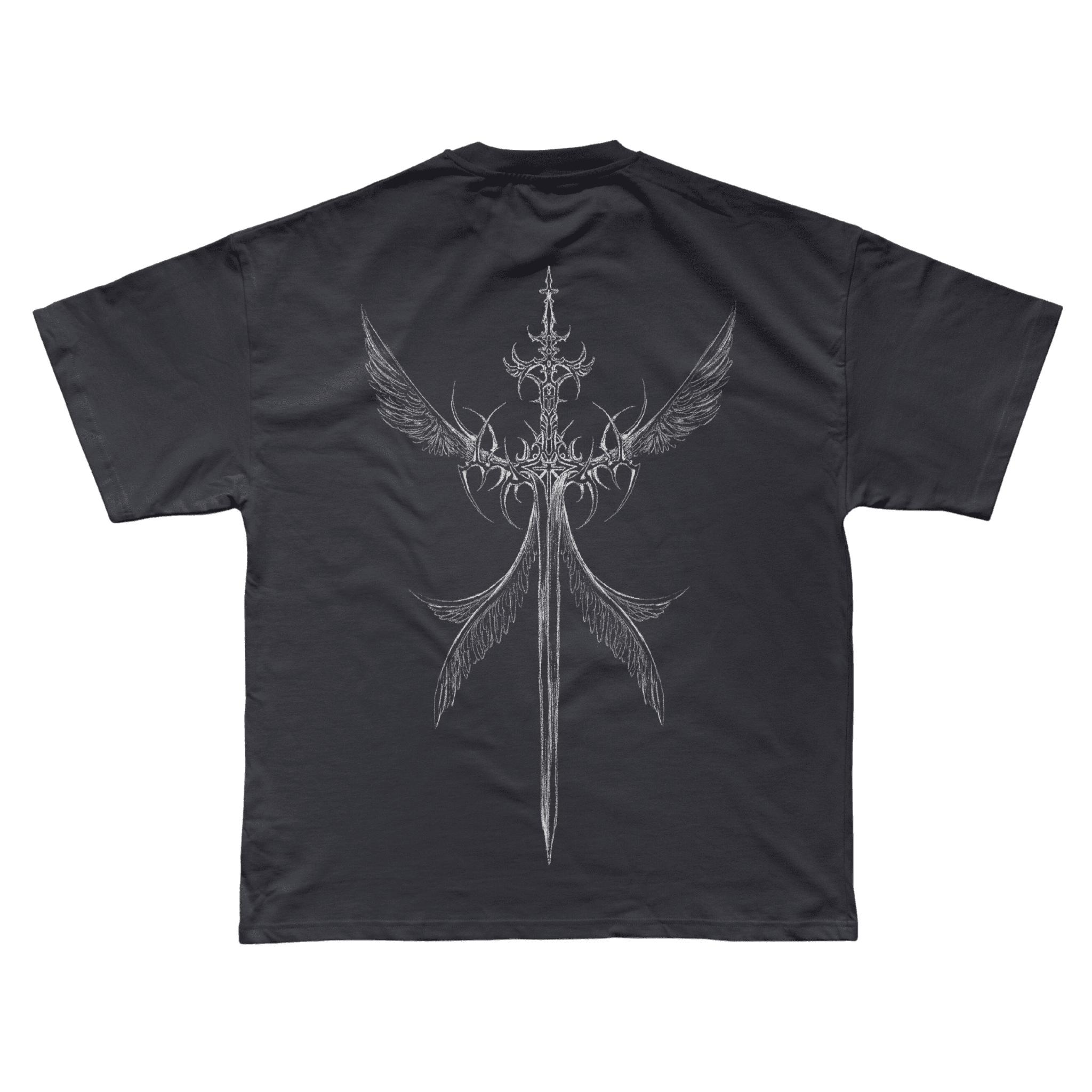 sovereign lifestyle sword tee charcoal