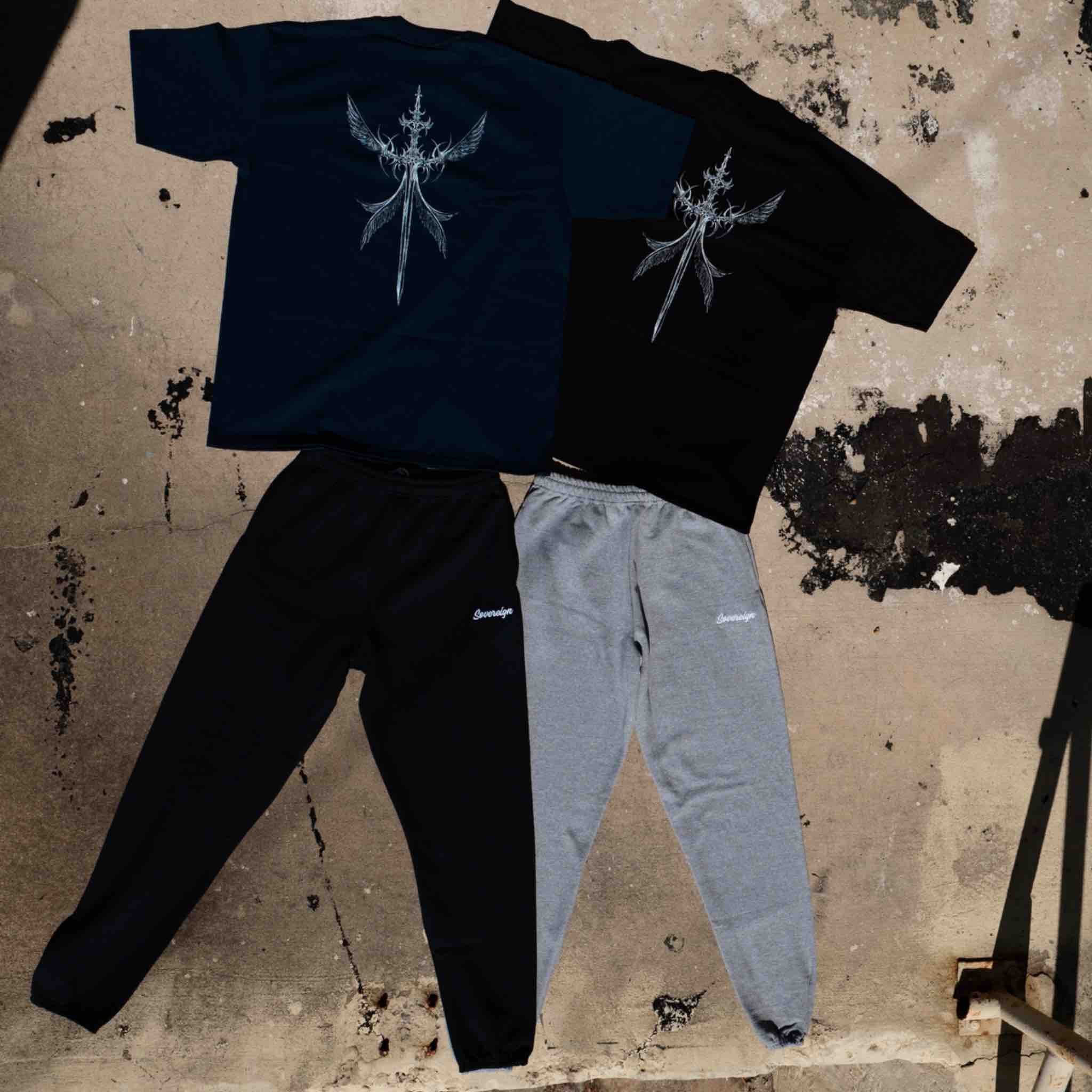 sovereign lifestyle sword tee and sweatpants