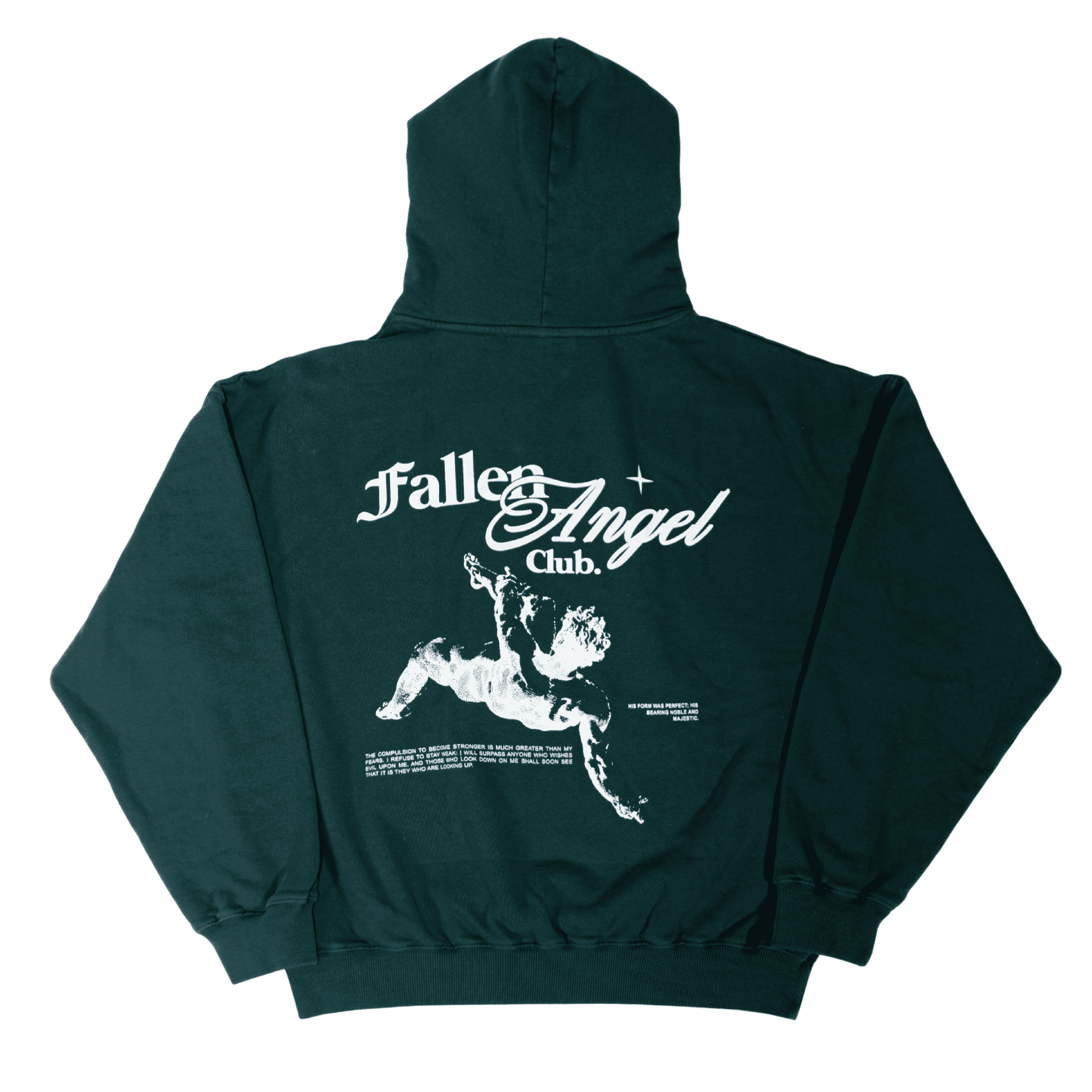 Sovereign Fallen Angel Hoodie Green, Sovereign Lifestyle God Athlete