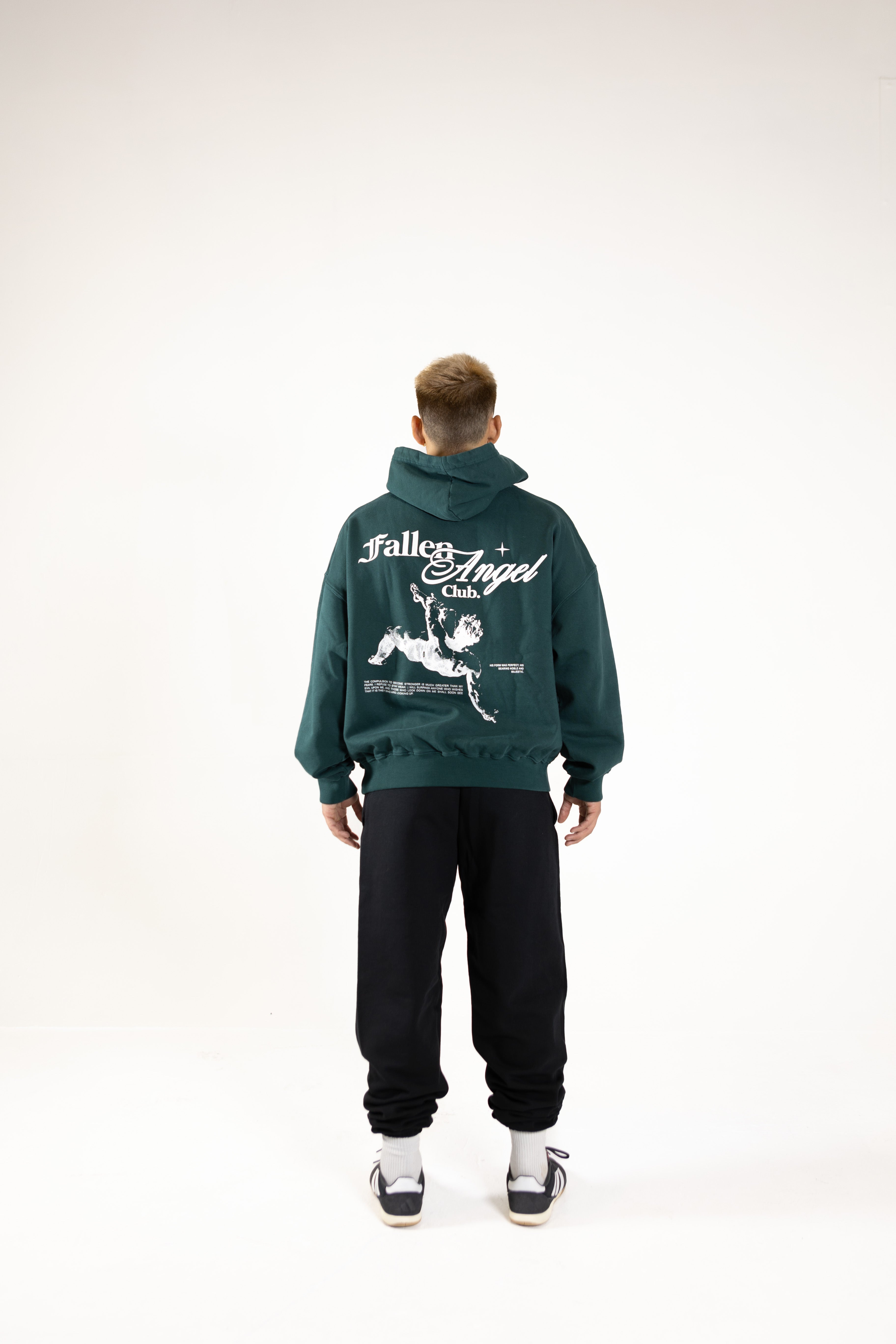 Sovereign Fallen Angel Hoodie Green, Sovereign Lifestyle God Athlete