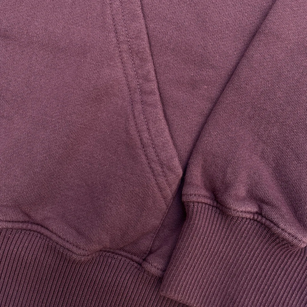 Sovereign Conquer Hoodie Blank BUrgundy oversized sustainable hoodie, photoshoot