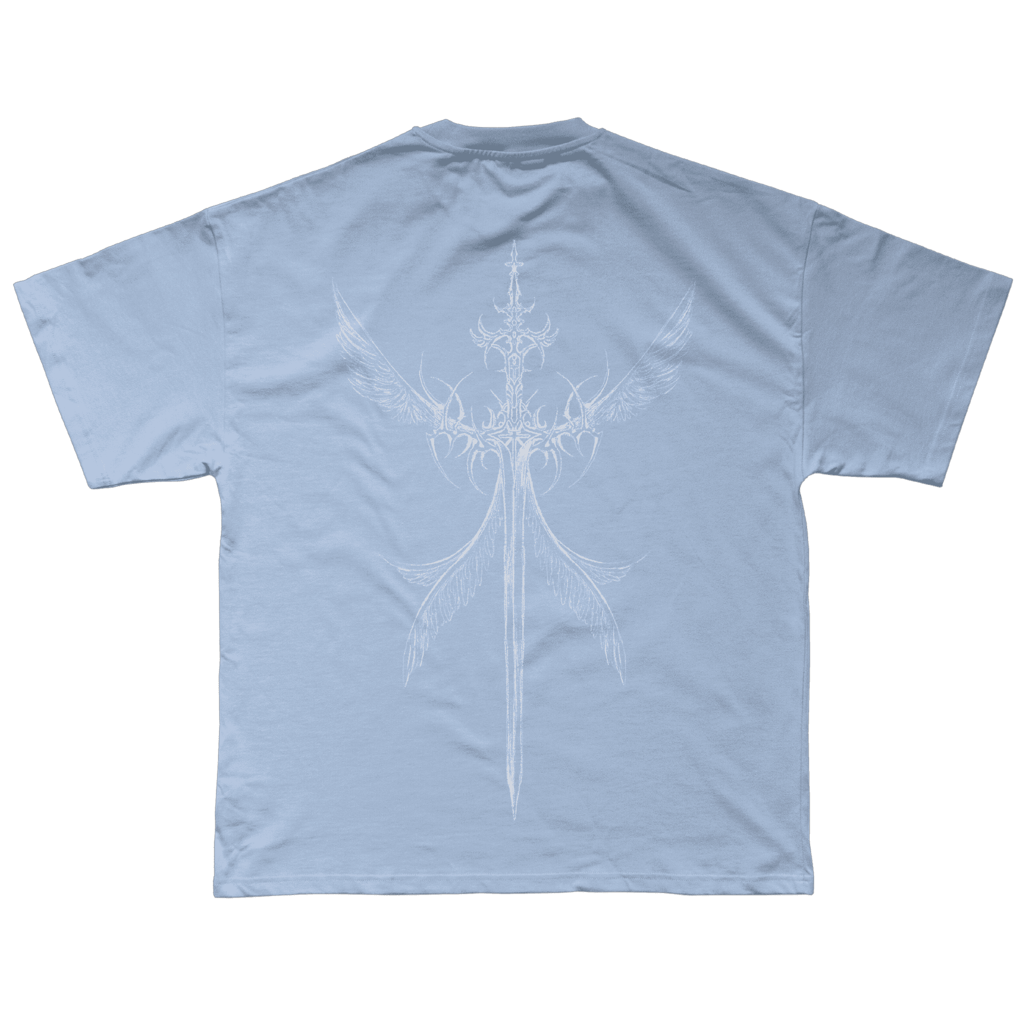 sovereign lifestyle sword tee baby blue
