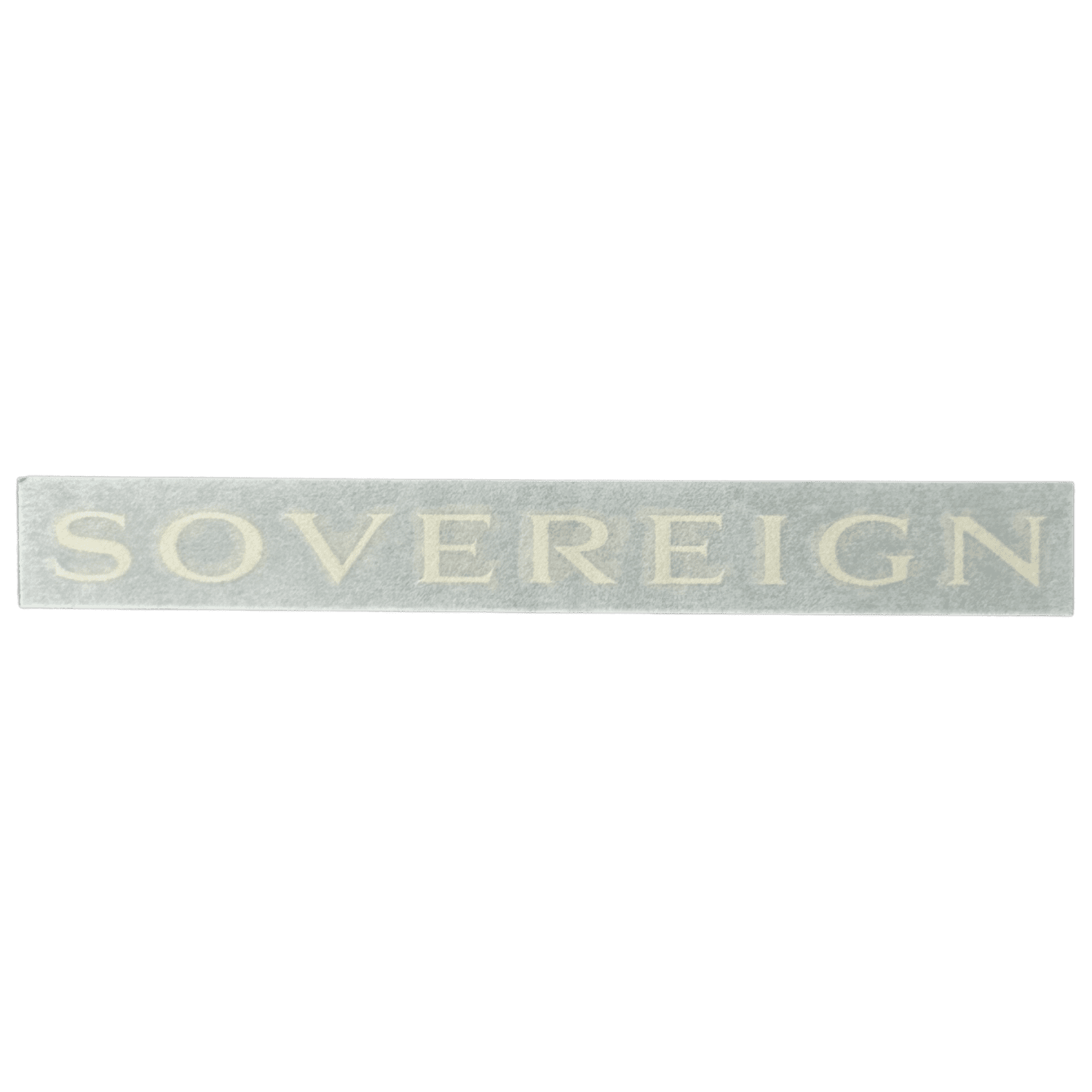 sovereign vinyl sticker white